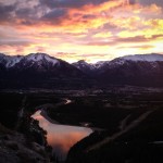 Sunrise Over the Rockies