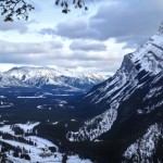 Hiking up Tunnel Mountain